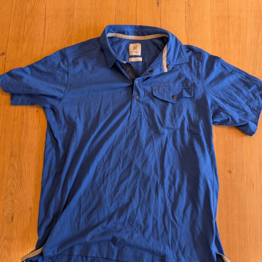 Men's Blue Polo Shirt